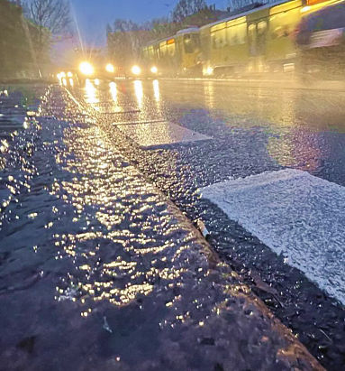 W nocy chłodno i ślisko...