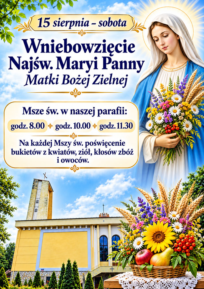 Wniebowzięcie NMP w parafii Wniebowzięcie NMP w parafii