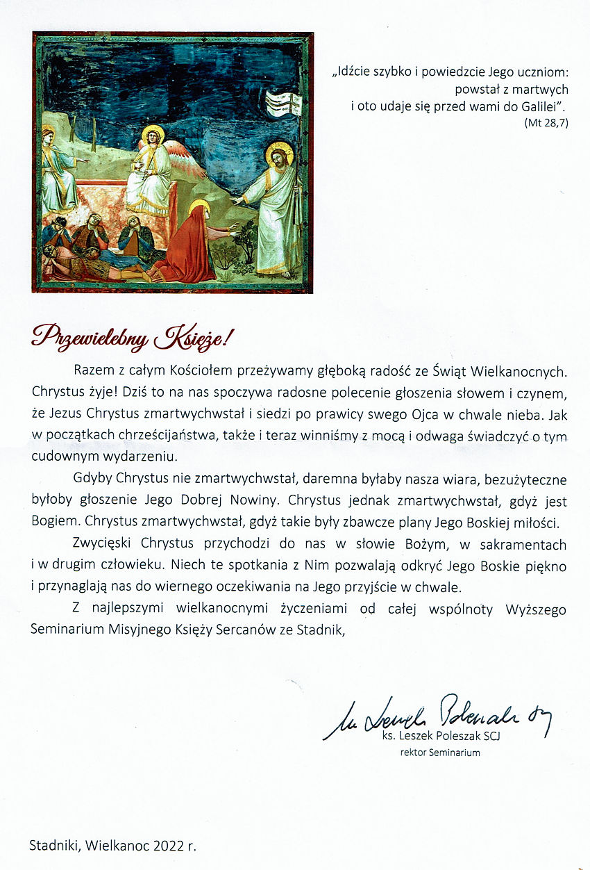 Pierwsze wielkanocne życzenia