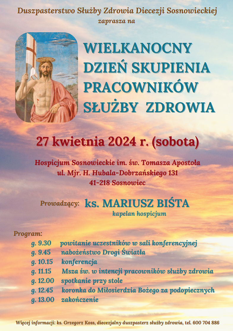 Dzień skupienia dla służby zdrowia 