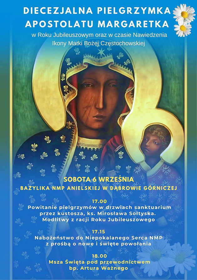 Margaretki będą pielgrzymować