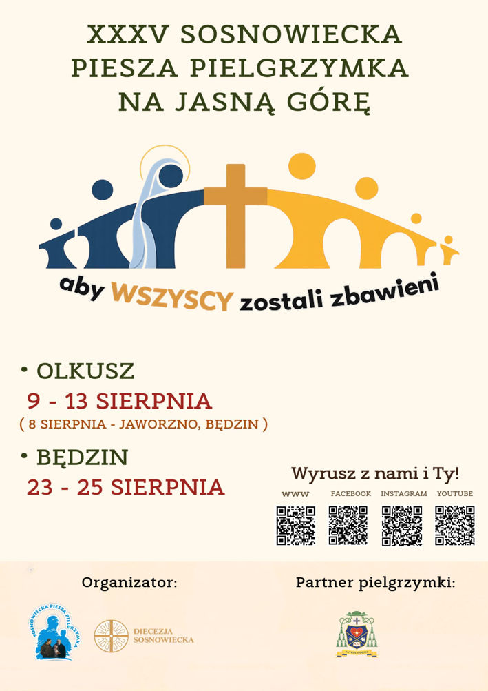 Pielgrzymka Zagłębiowska tuż tuż Pielgrzymka Zagłębiowska tuż tuż