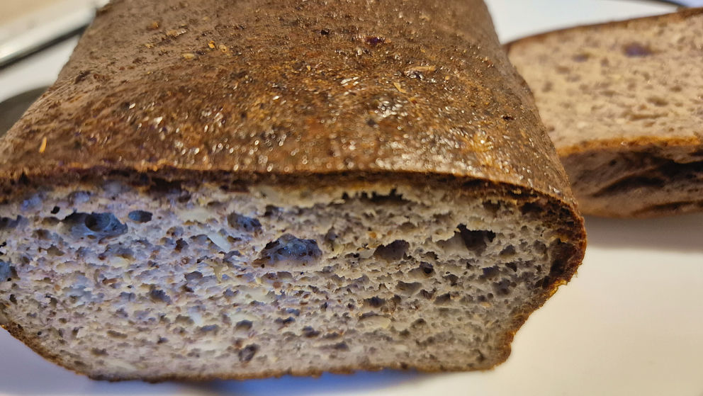 Kuchnia: chleb 'keto' z siemienia lnianego Kuchnia: chleb 'keto' z siemienia lnianego