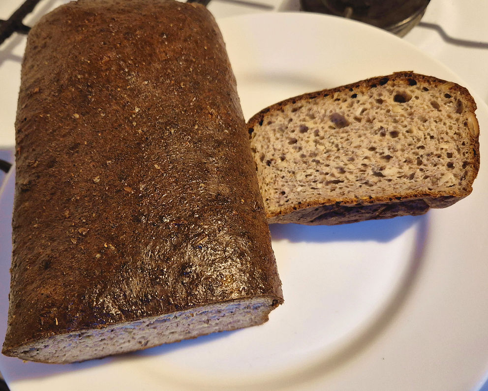 Kuchnia: chleb 'keto' z siemienia lnianego Kuchnia: chleb 'keto' z siemienia lnianego