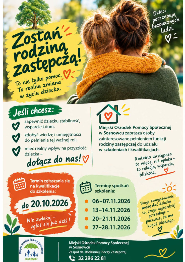 Zostań rodziną zastępczą